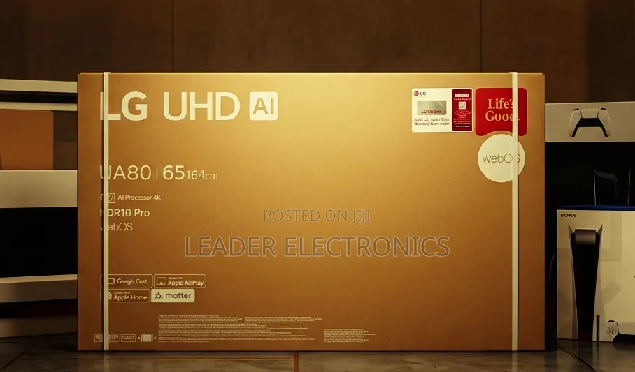 Lg Tv 65" Ua80 – Uhd Smart Tv | Big Screen Entertainment
