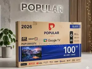 Popular Electronics Smart Tv Box Featuring a Qled and Google Tv