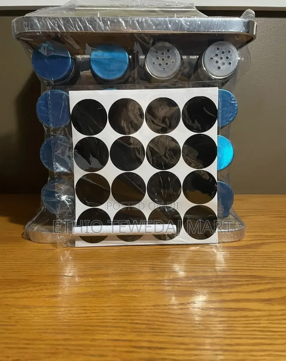 Spice Rack Organizer 16 Jars for Kitchen Cabinet Seasoning Storage