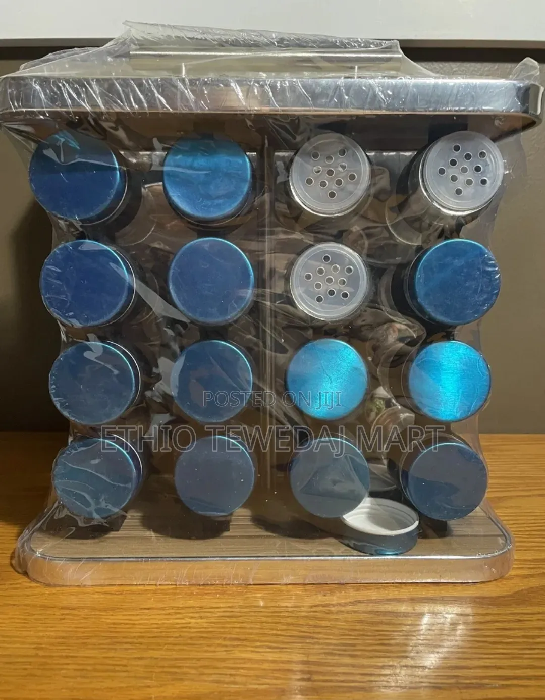 Spice Rack Organizer 16 Jars for Kitchen Cabinet Seasoning Storage