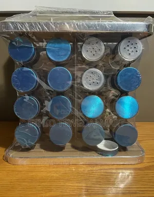 Spice Rack Organizer 16 Jars for Kitchen Cabinet Seasoning Storage
