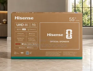 Hisense Tv 55" Smart Vidaa Uhd – A6 Series | Original Quality