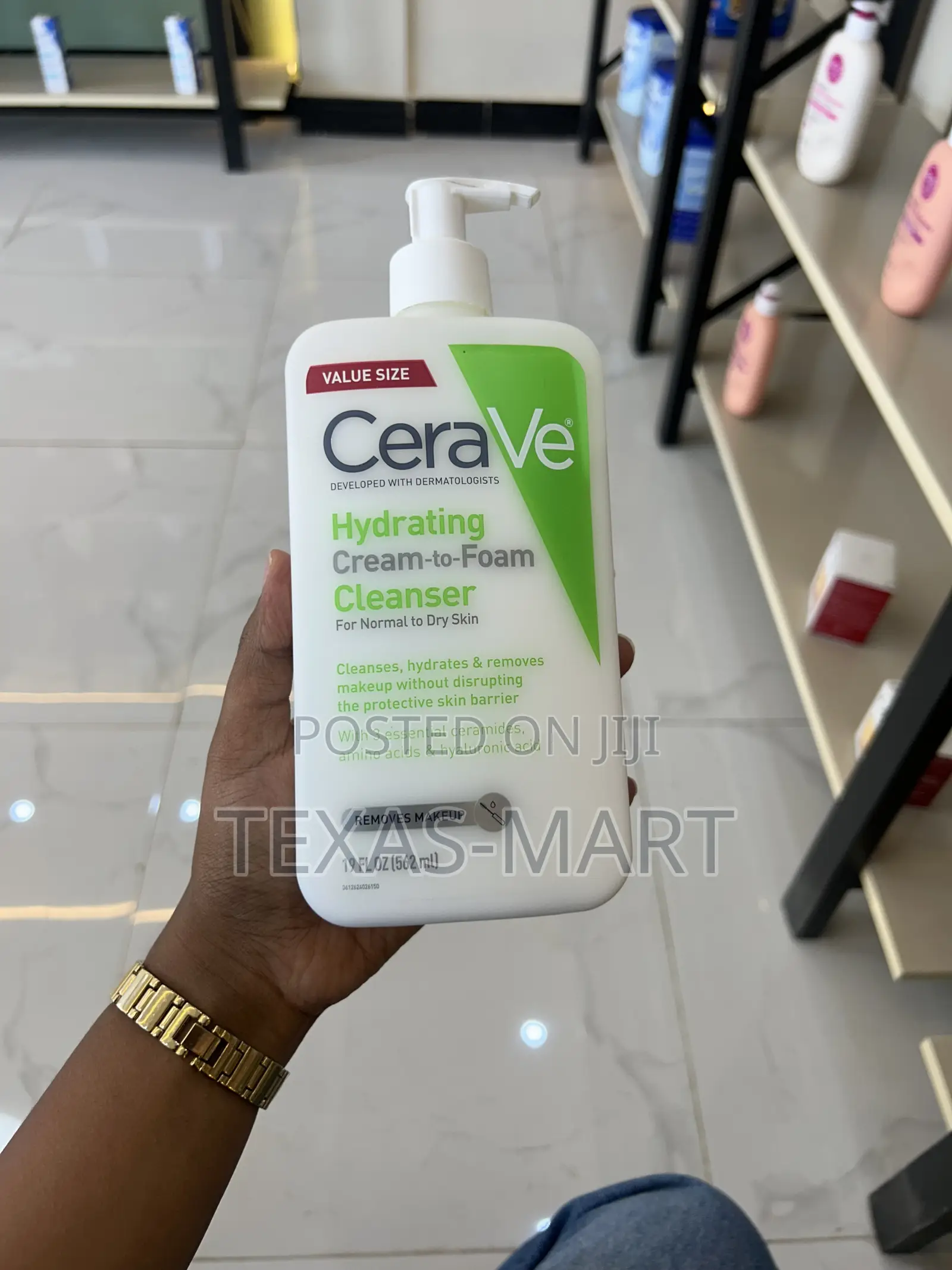 Cerave Hydrating Cream to Foam Cleanser 562 Ml