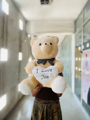 I Love You Cream Teddy Bear Toy