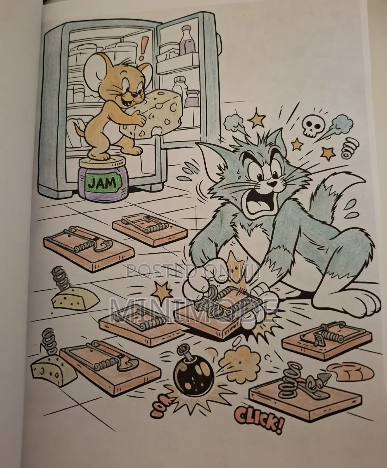 Tom And Jerry Coloring Book