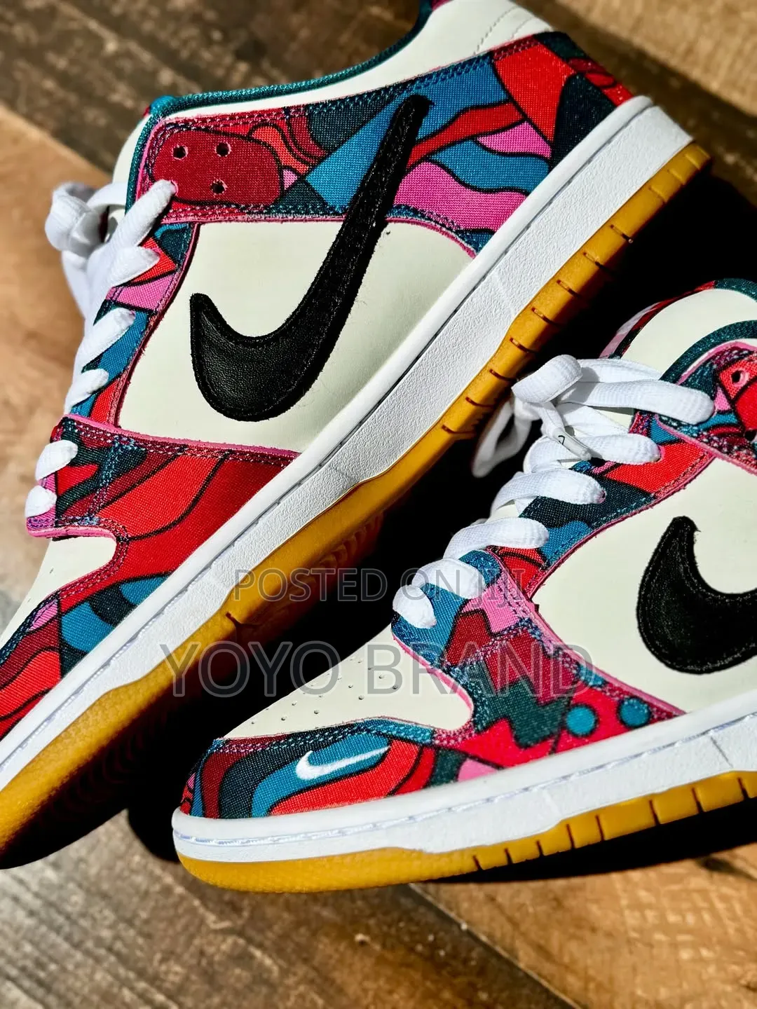 Nike Sb Dunk Low Pro Parra Abstract Art Sneaker