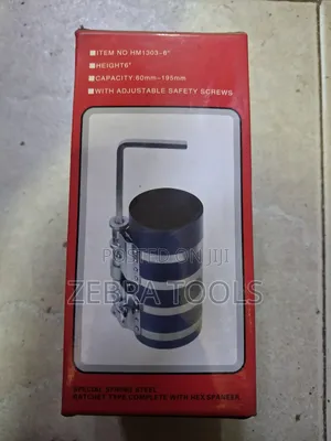 Piston Ring Compressor 6" With Hex Spanner