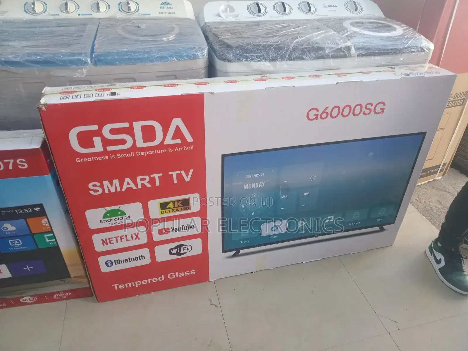 Gasda 55inchi Tv Smart Android New Model 2025