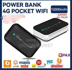 Portable Wifi Router and Powerbank
