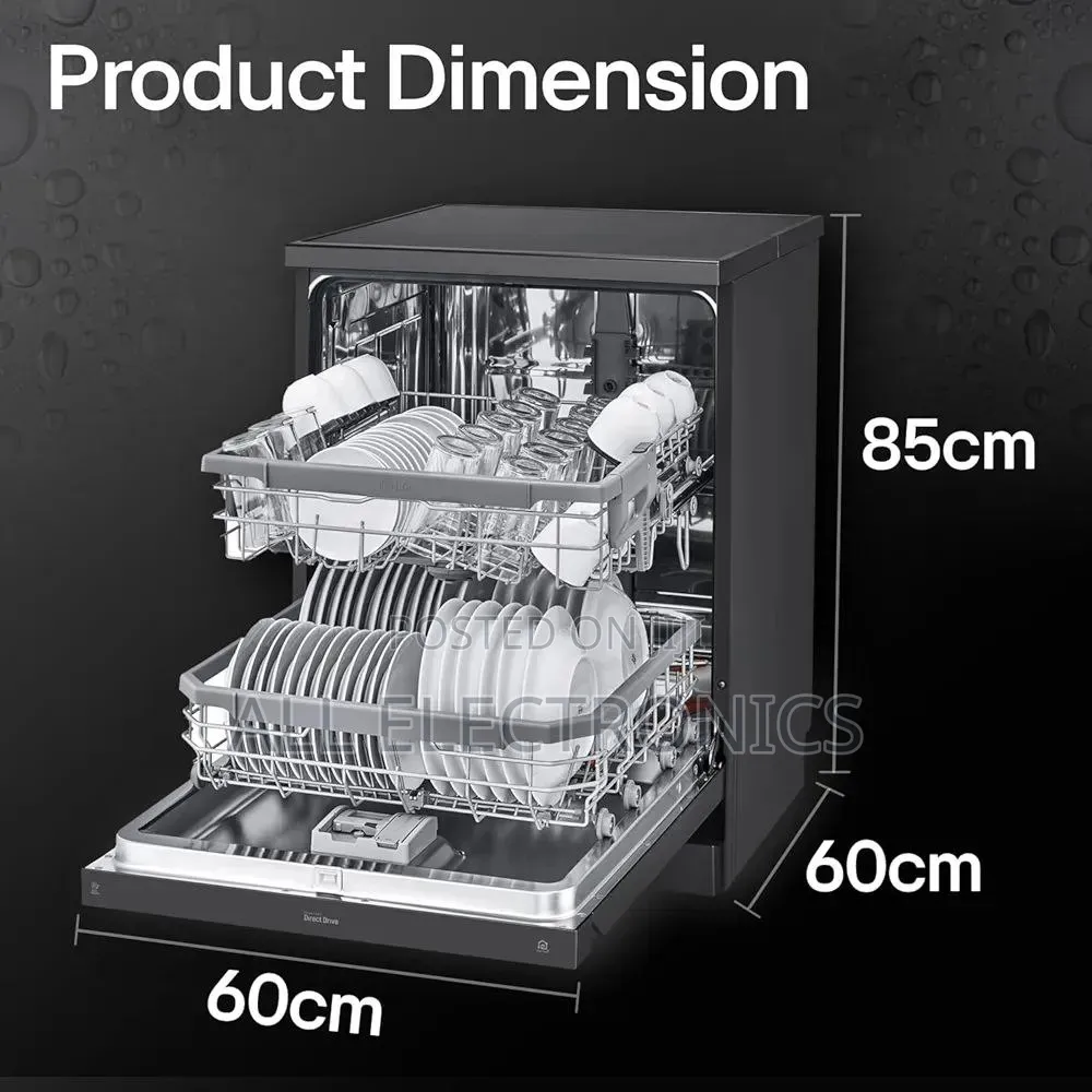 LG 60×60 እቃ ማጠቢያ ማሽን