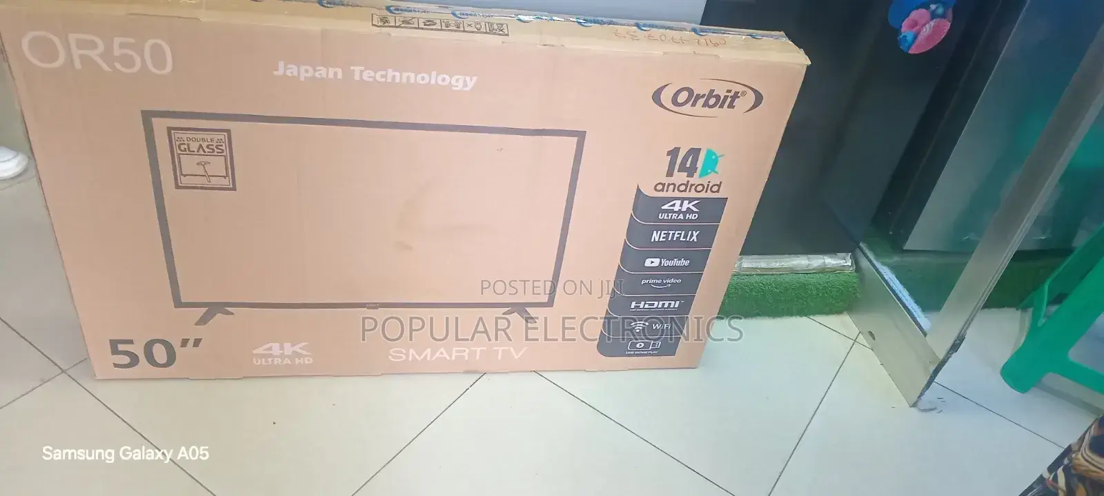 Orbit 50inchi Tv Smart Android New 2026 Model