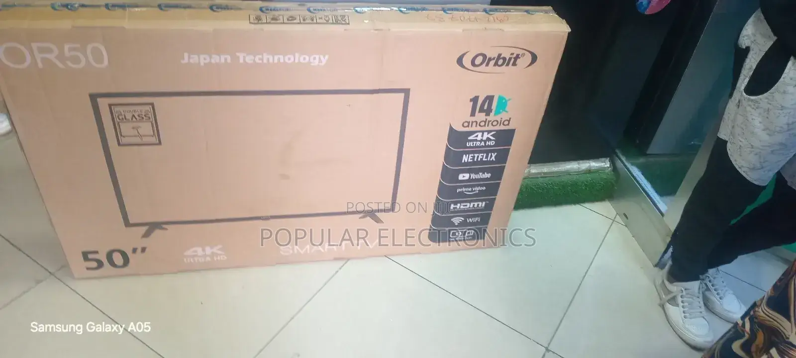 Orbit 50inchi Tv Smart Android New 2026 Model