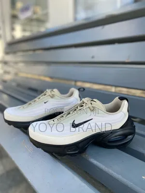 Nike Air Max Portal Phantom, Black, and Desert Khaki