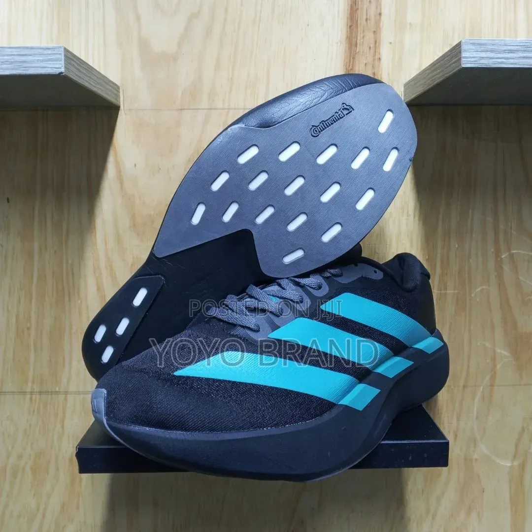 Adidas Adizero Evo Sl Road Running Shoes Black /Pure Teal