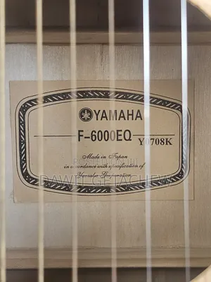 Yamaha F-6000 Acoustic Guitar