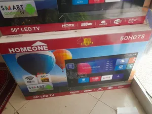 Homeone Smart Tv 50 Inch Andraid Doubel Gelass Hifi Speaker