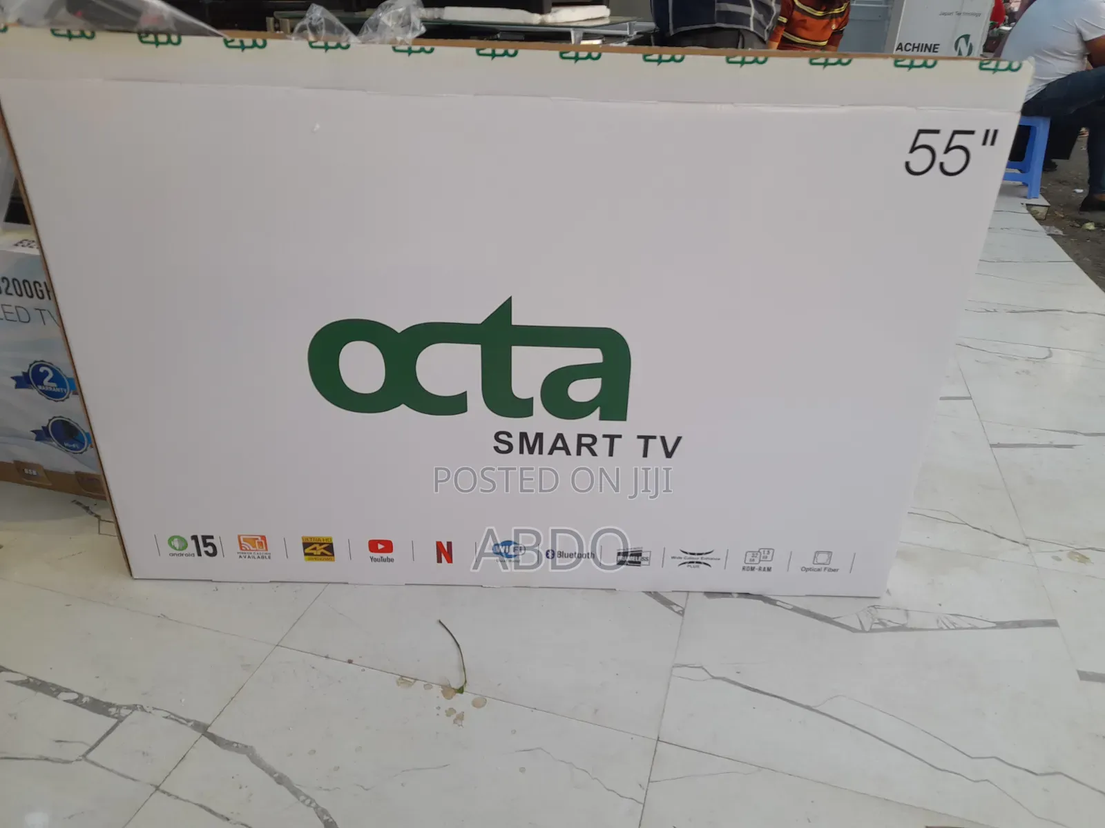 Octa Smart Tv 55 Inch Andraid Framless 2026 Quality Brand Tv Hifi