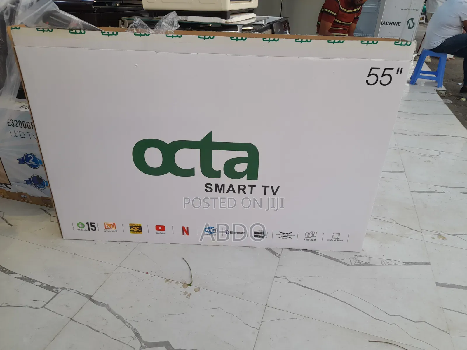 Octa Smart Tv 55 Inch Andraid Framless 2026 Quality Brand Tv Hifi