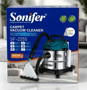 Sonifer Carpet Vacuum Cleaner Wet/Dry– 1600w, 20l Capacity