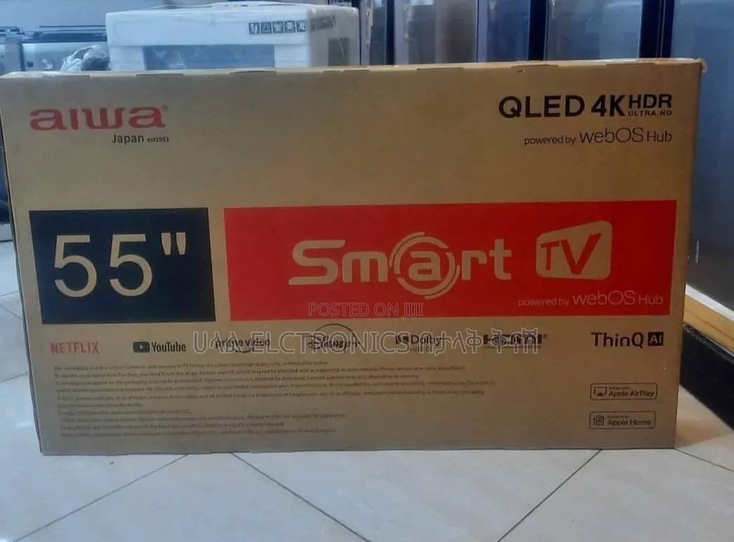 Aiwa 55" Double Glass Tv