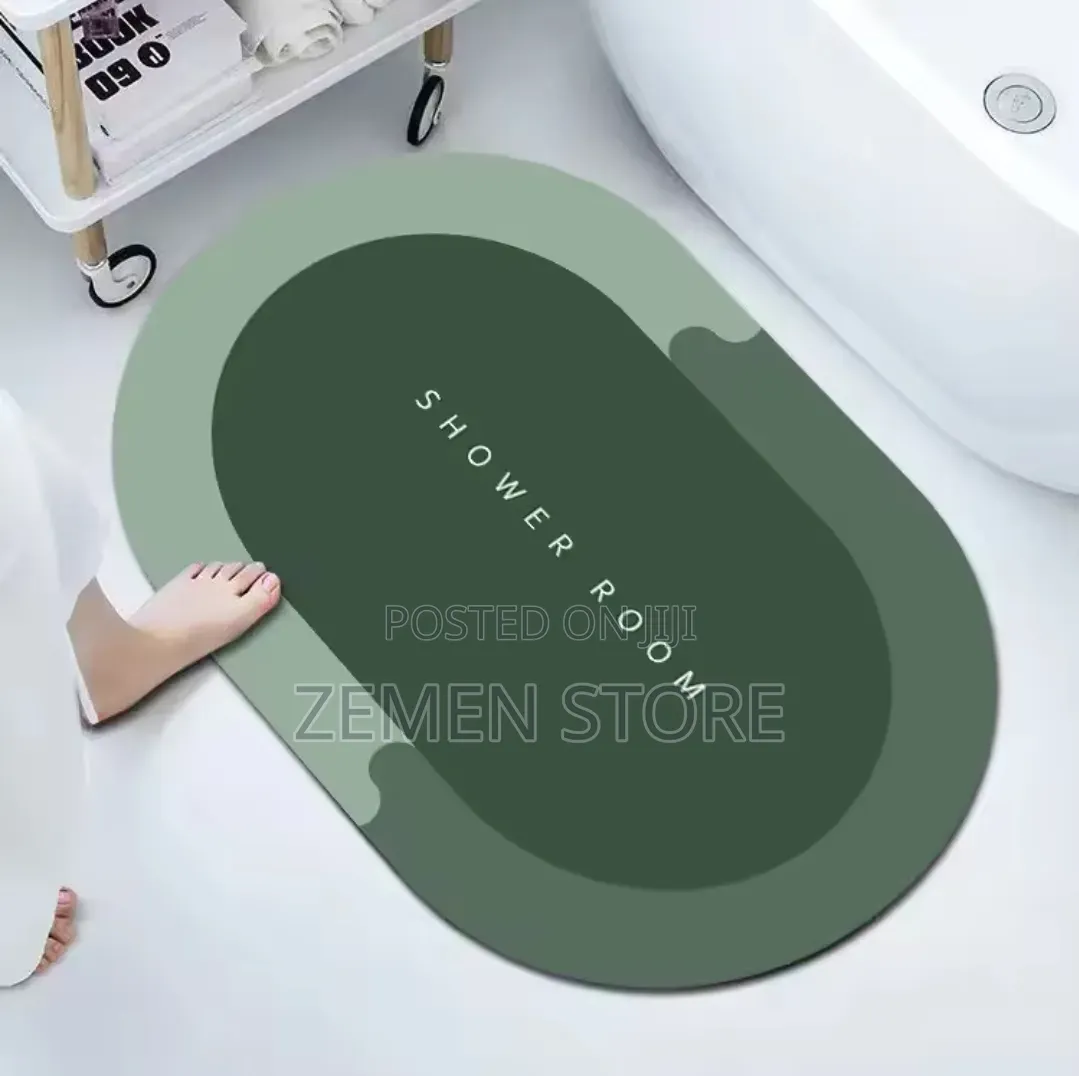 Super Absorbent Quick Dry Diatomite Bath Mat ፈጣን ደረቅ የሻወር ምንጣፍ