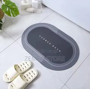 Super Absorbent Quick Dry Diatomite Bath Mat ፈጣን ደረቅ የሻወር ምንጣፍ