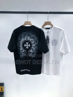 Polo T-Shirt and Chrome Heart T-Shirt