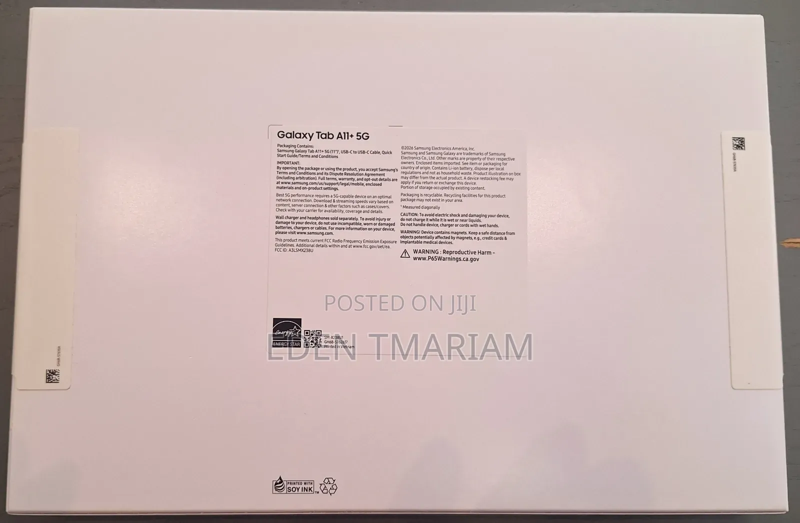 New Samsung Galaxy Tab A11+ 128 GB Gray