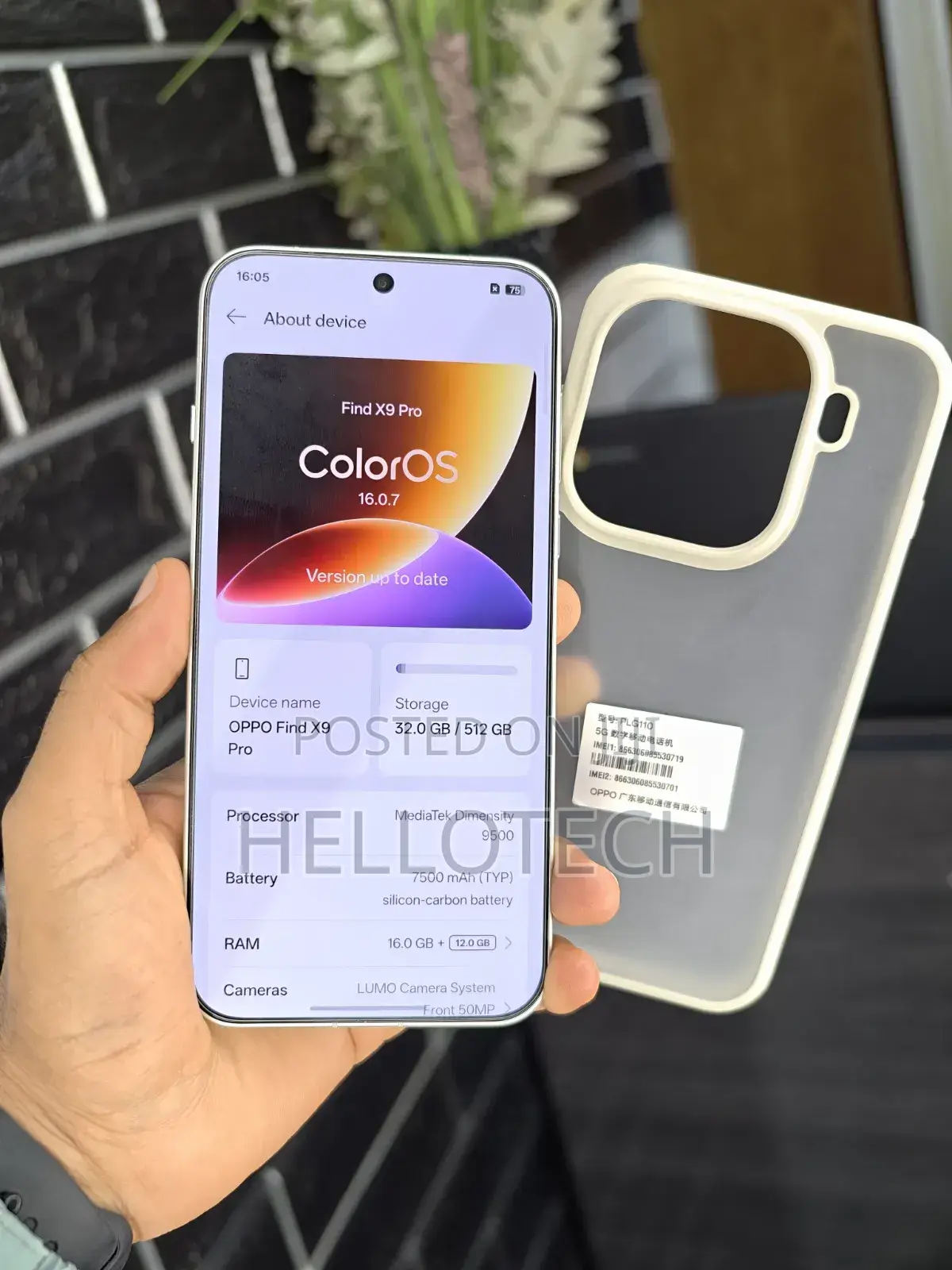 New Oppo Find X9 Pro 512 GB White