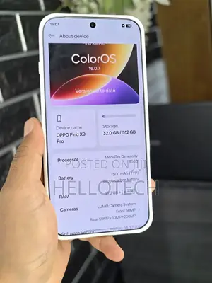 New Oppo Find X9 Pro 512 GB White
