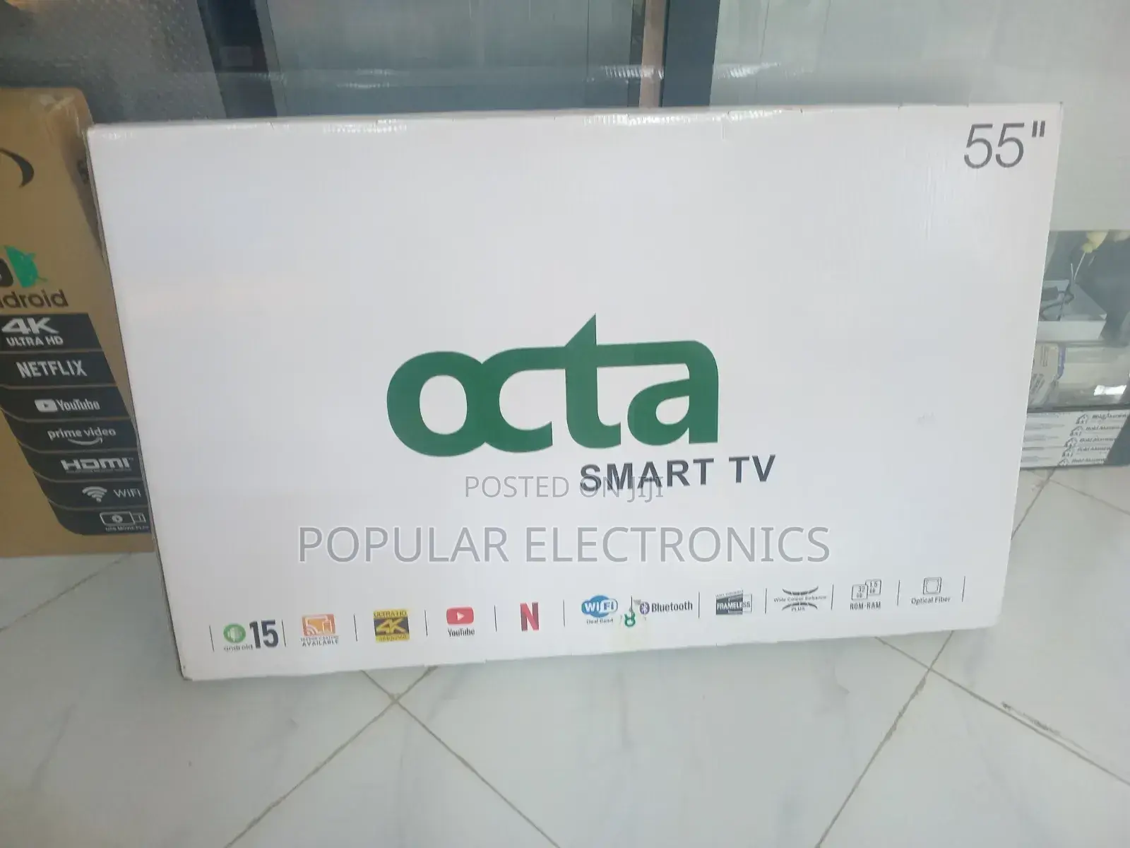 Octa 55inchi Tv Smart Android New Model 2025