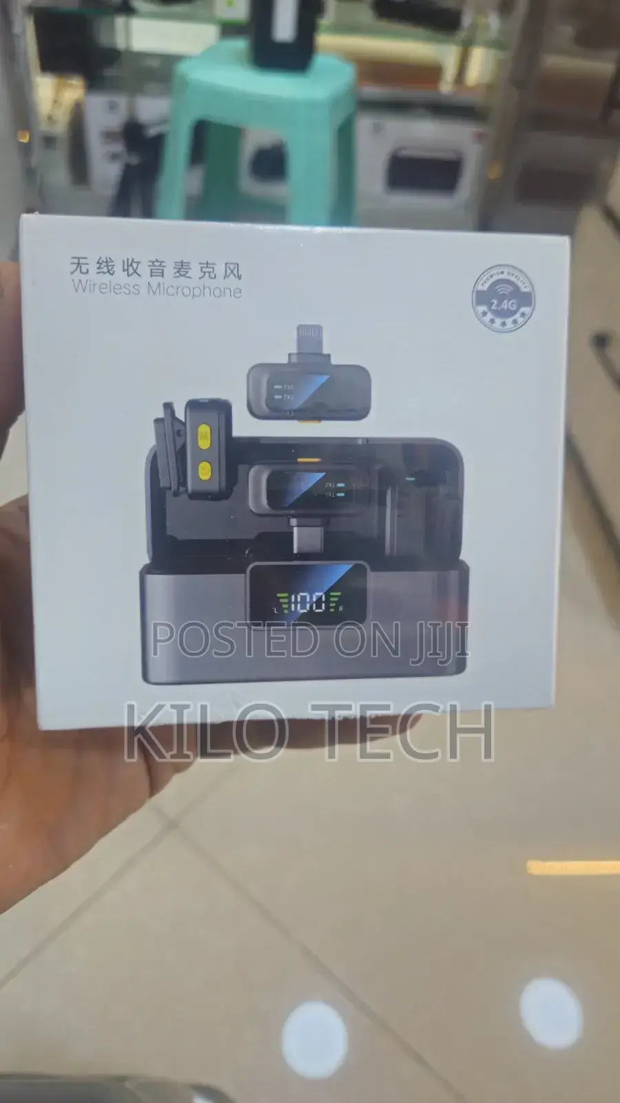 ​2.4g Premium Dual Wireless Microphone With Smart Charging Case