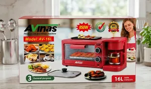 Avinas Breakfast Machine16l 3 in 1–850wtoaster Oven, Coffee Maker