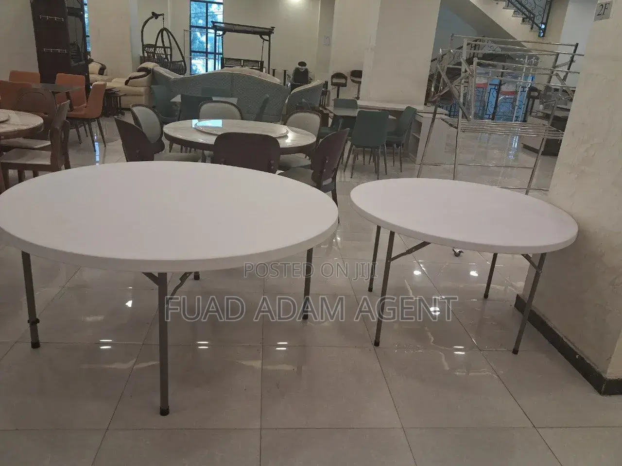 120cm × 70cm Heavy Duty Folding Table
120×70 ሳንታ ሜትር የፕላስቲክ ታጣፊ ጠረጴዛ