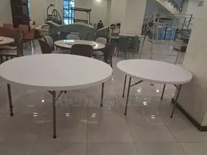 120cm × 70cm Heavy Duty Folding Table
120×70 ሳንታ ሜትር የፕላስቲክ ታጣፊ ጠረጴዛ