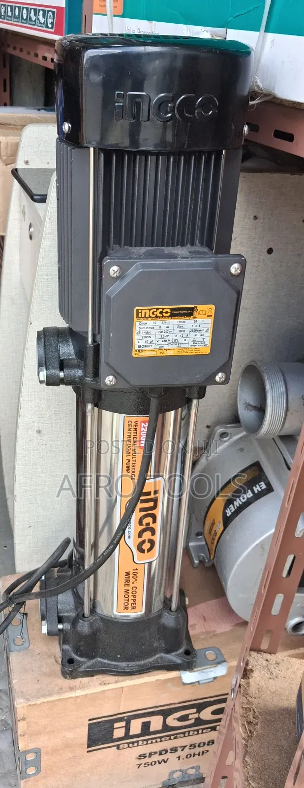 ላብያጆ ፓንፕ (Ingco 3hp Vertical Pump)