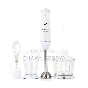 Silver Love 4-in-1 Hand Blender - 400w, Whisk, Chopper, Mixing Jug