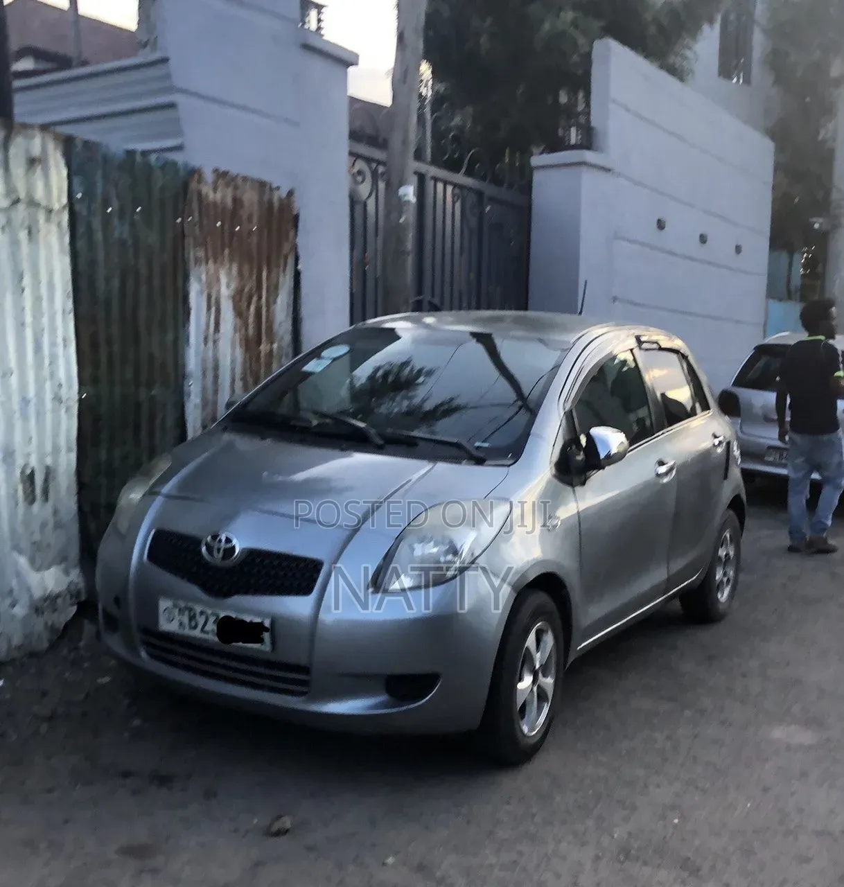 Toyota Yaris 2007 Gray