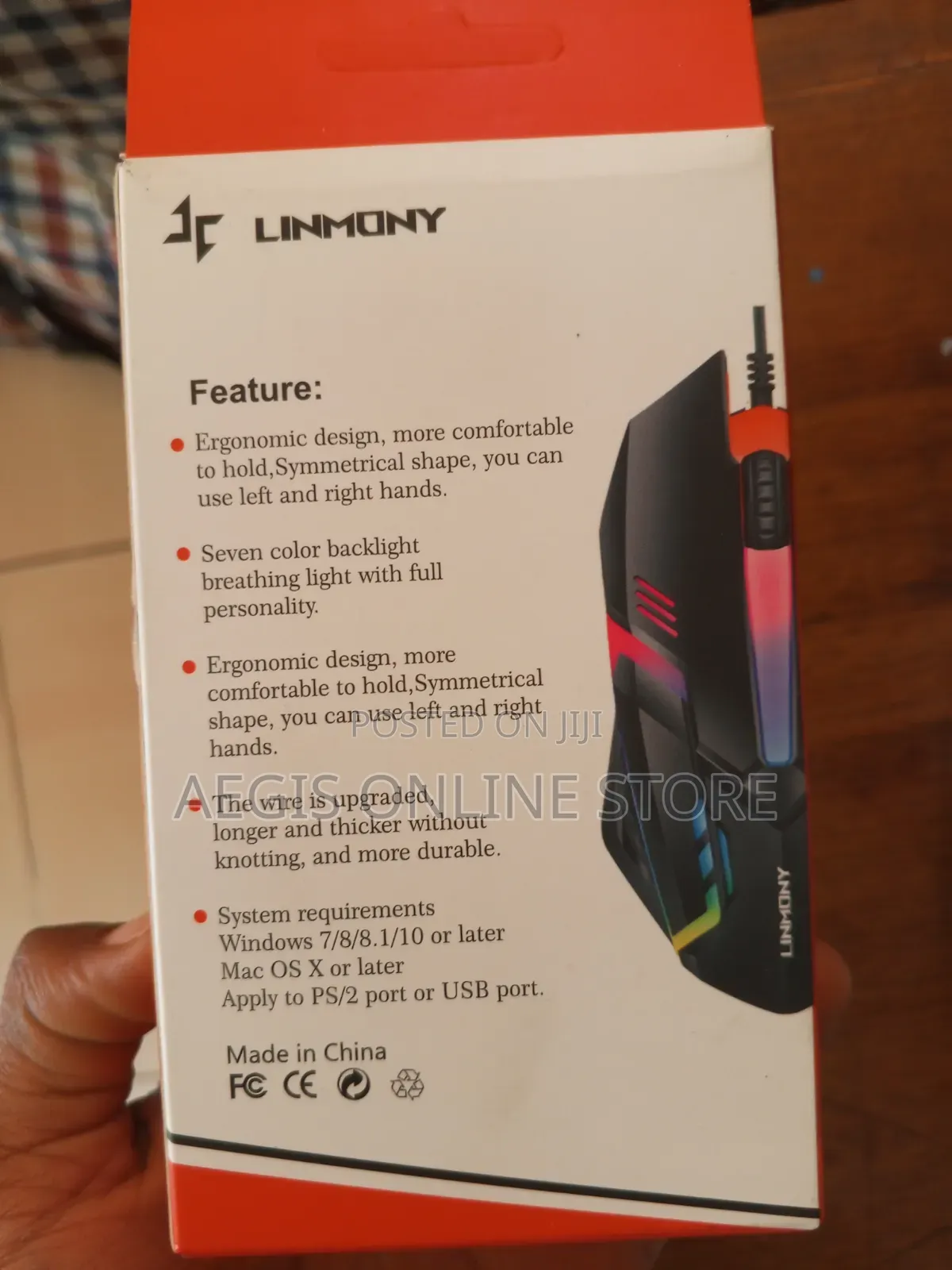 Linmony S2 Led Gaming Mouse