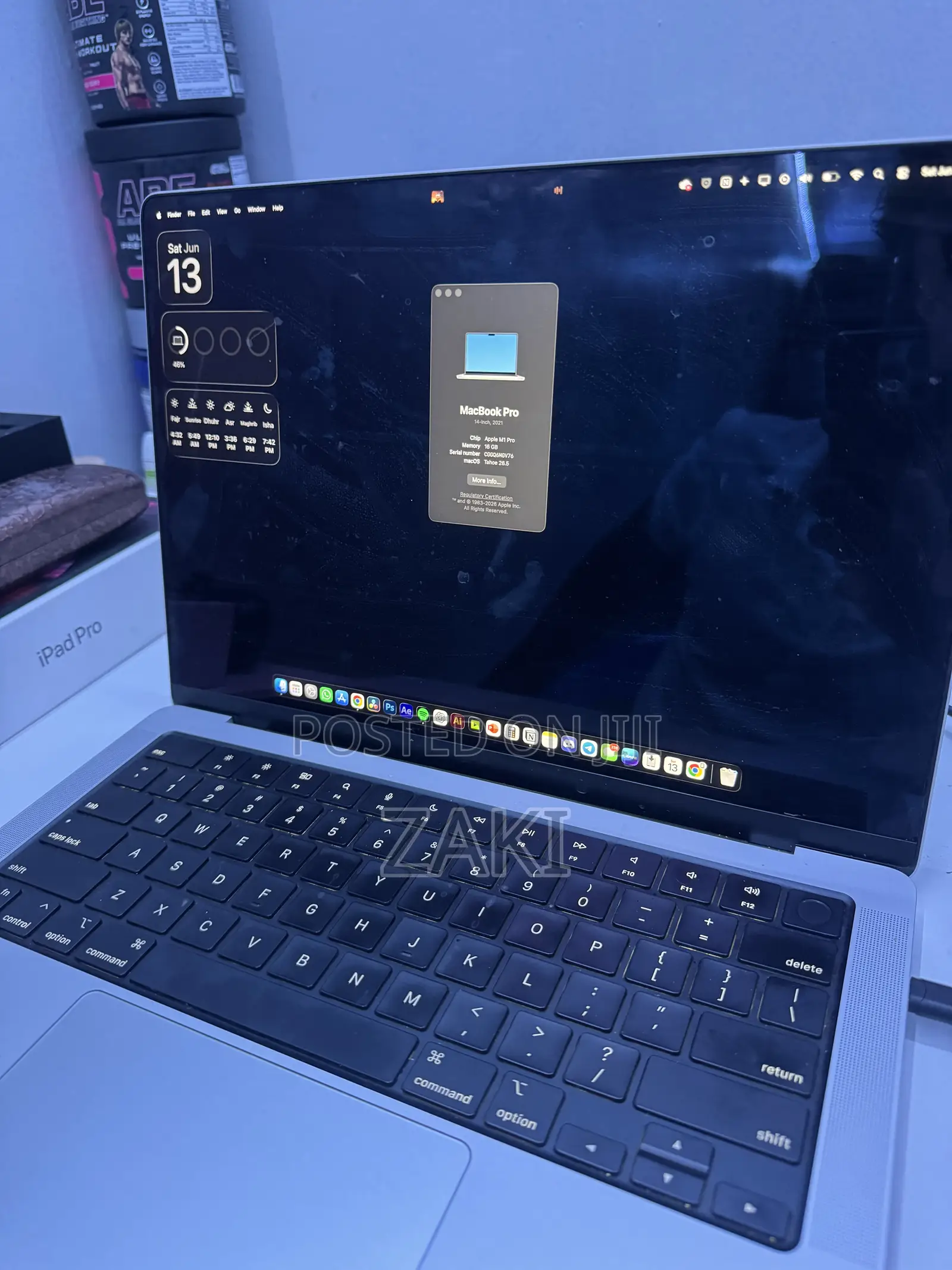 Laptop Apple MacBook Pro 2021 M1 16GB Apple M1 Pro SSD 512GB