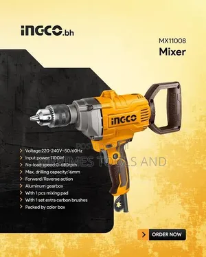 Ingco 1100w Electric Mixer Drill 16mm | Heavy