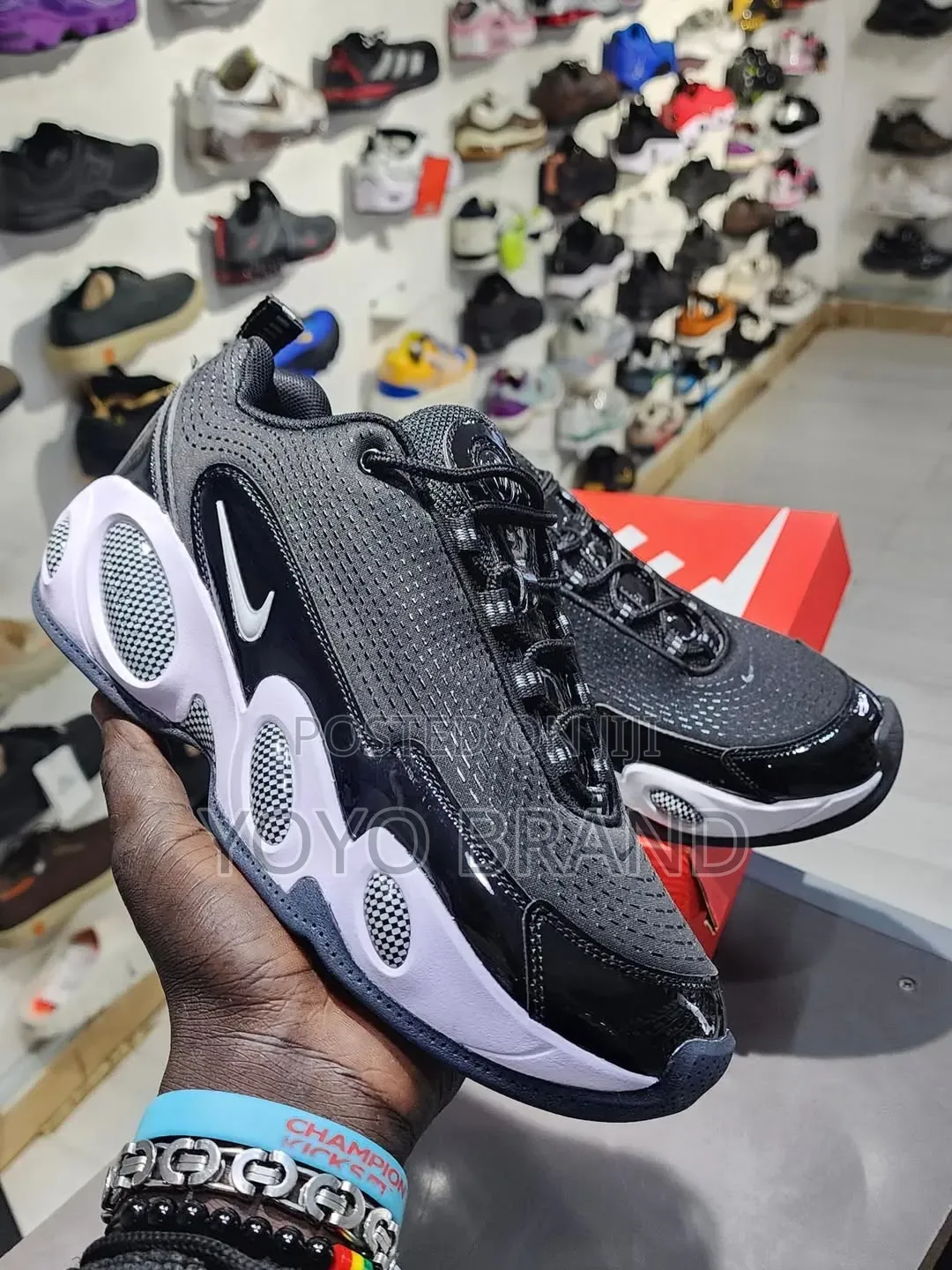 Nike Nocta Glide Sneakers in a Black /White