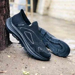 Skechers Slip-Ins Go Run Black Fashion Shoes