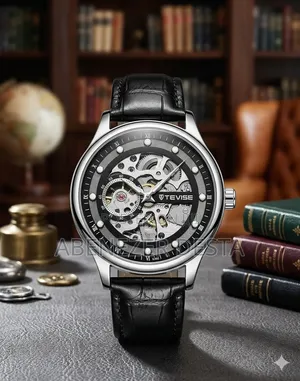 Tevise D836 Automatic Mechanical Watch and a Black
Leather Strap.