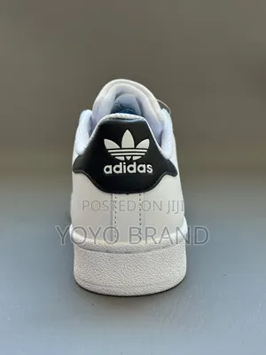 Adidas Superstar Sneakers Classic White Leather Black Three-Stripes