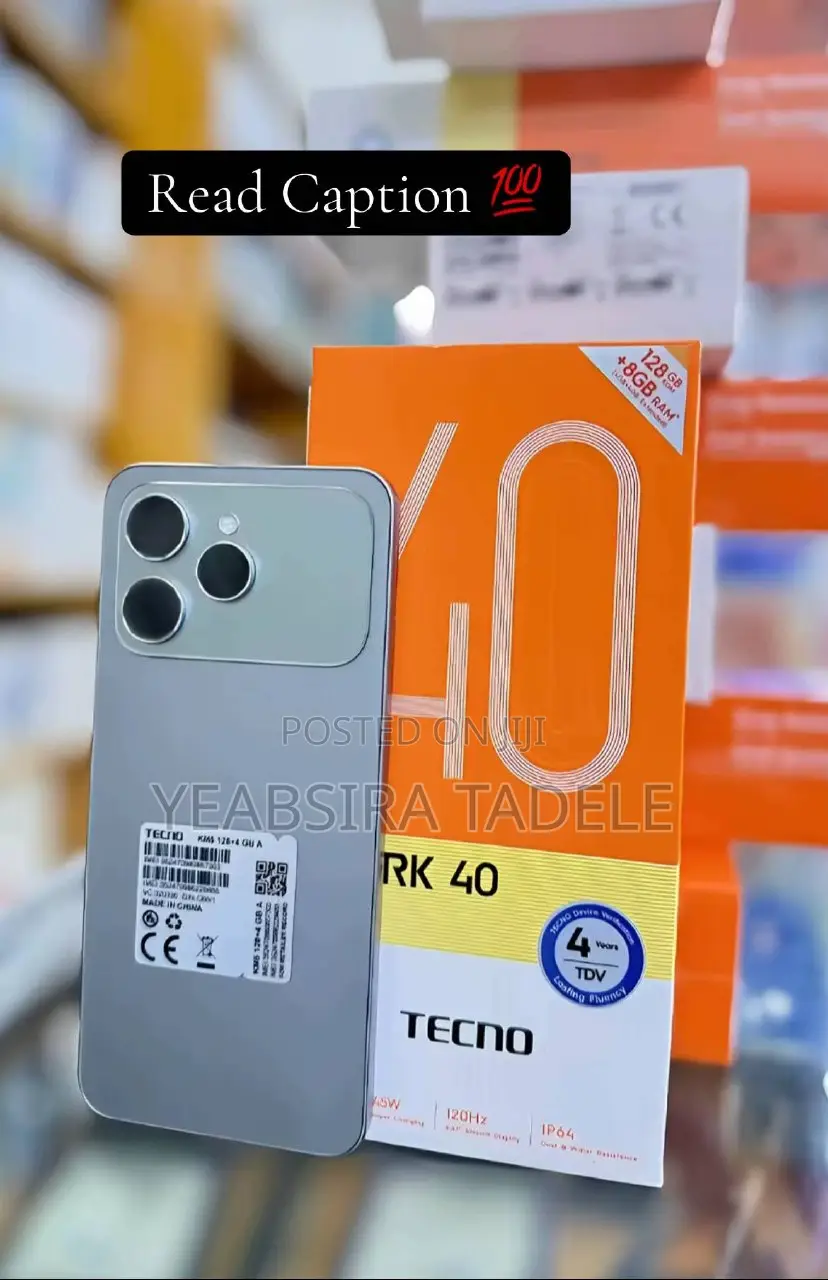 New Tecno Spark 40 256 GB Silver