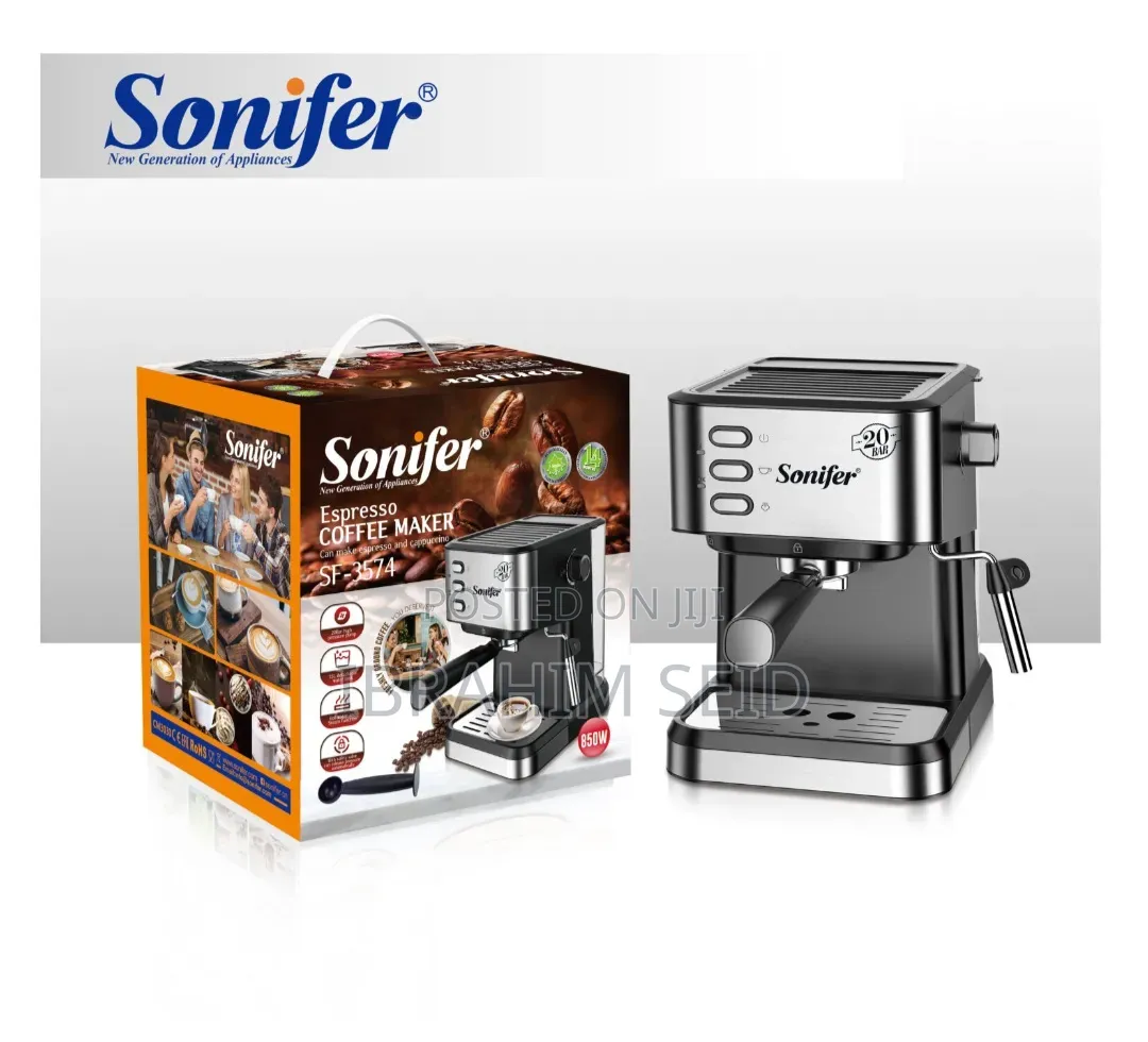 This Sonifer Sf-3574 Espresso Coffee Maker Features a 20-Bar