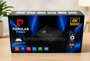 Popular P12 Max Android Tv Box – Ultra Hd Smart 2gb Ram + 16gb Rom)