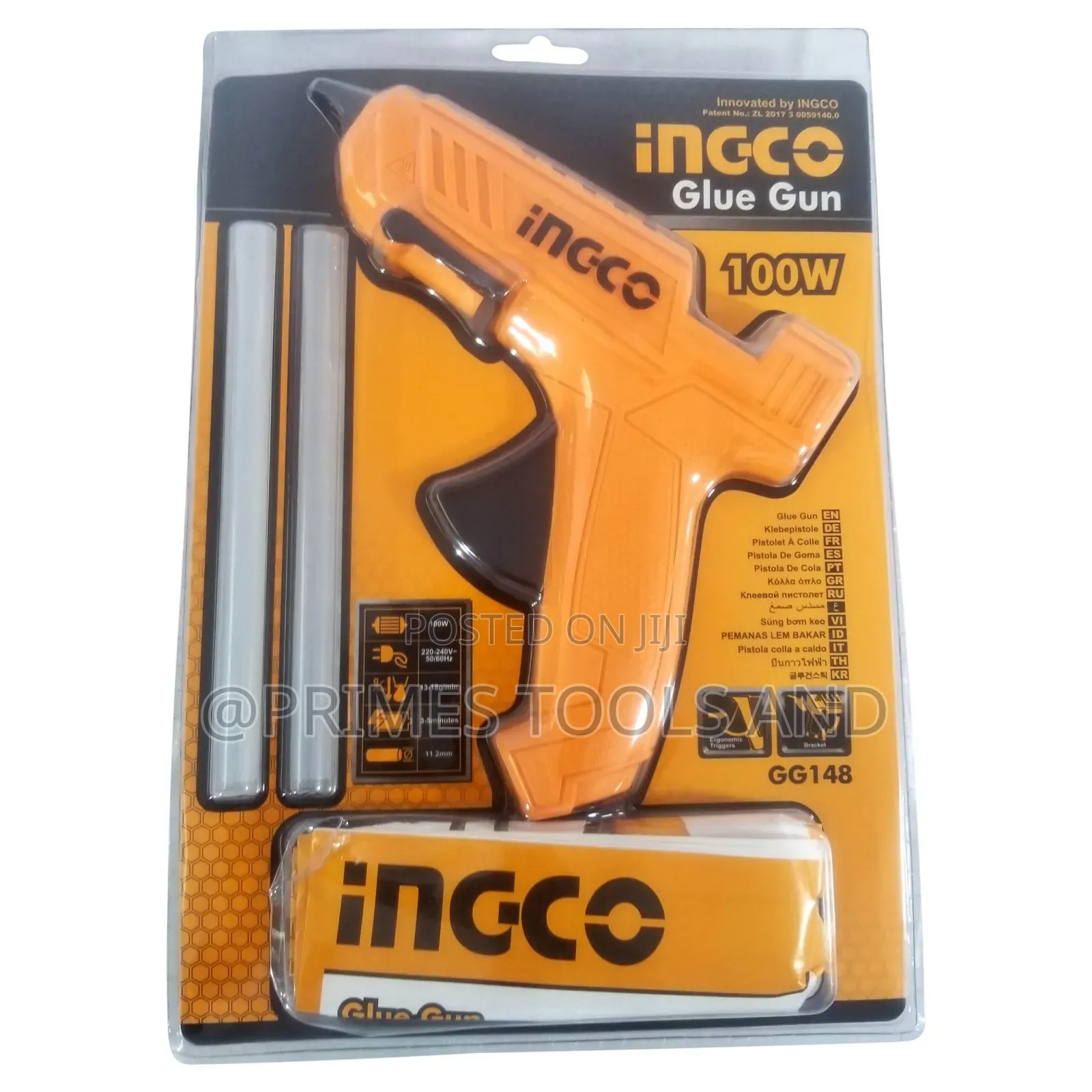 Ingco Glue Gun | Hot Melt Glue Gun for Diy, Craft Repair Projects