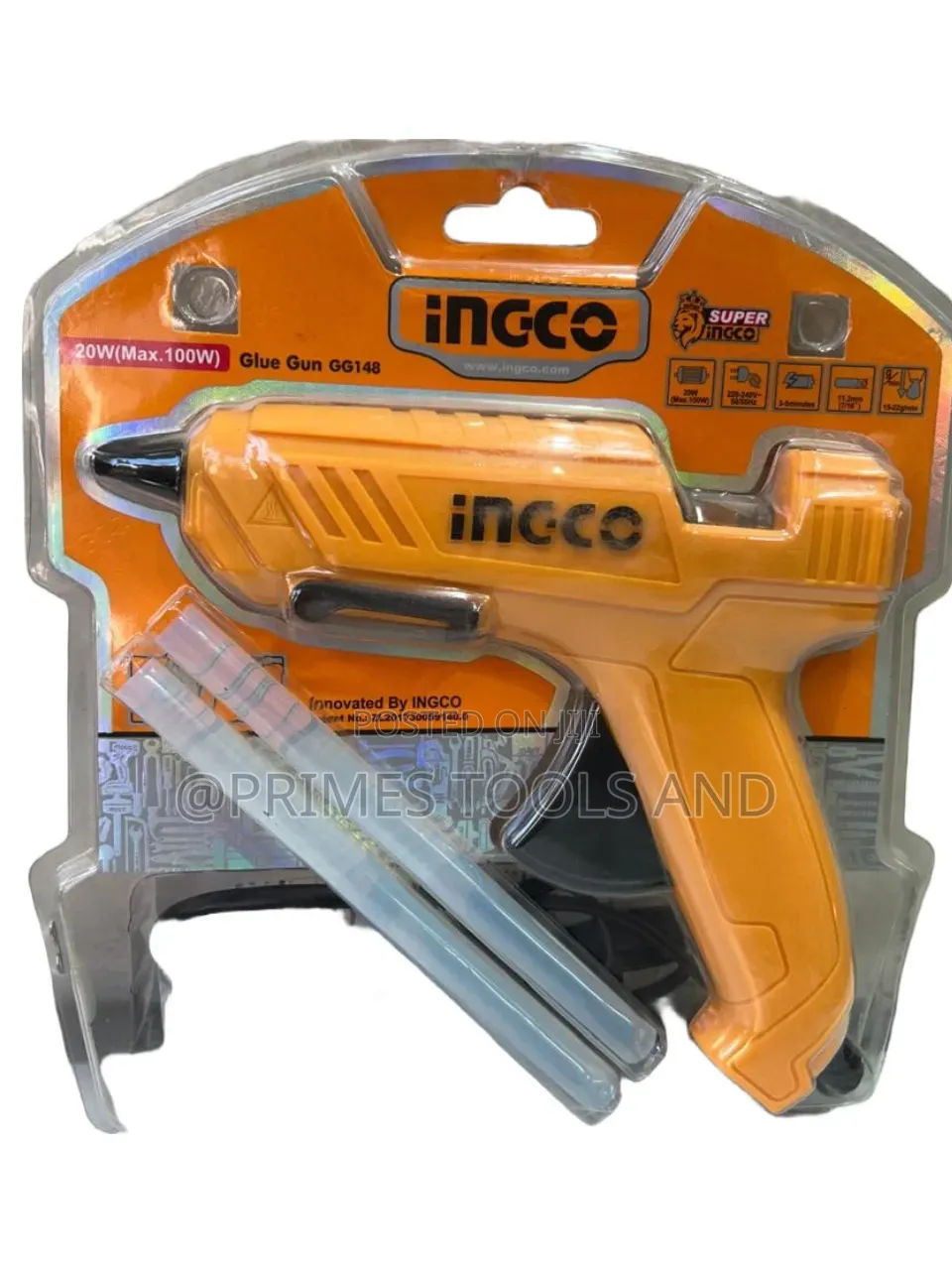 Ingco Glue Gun | Hot Melt Glue Gun for Diy, Craft Repair Projects